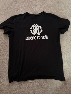 Roberto cavalli logo tee